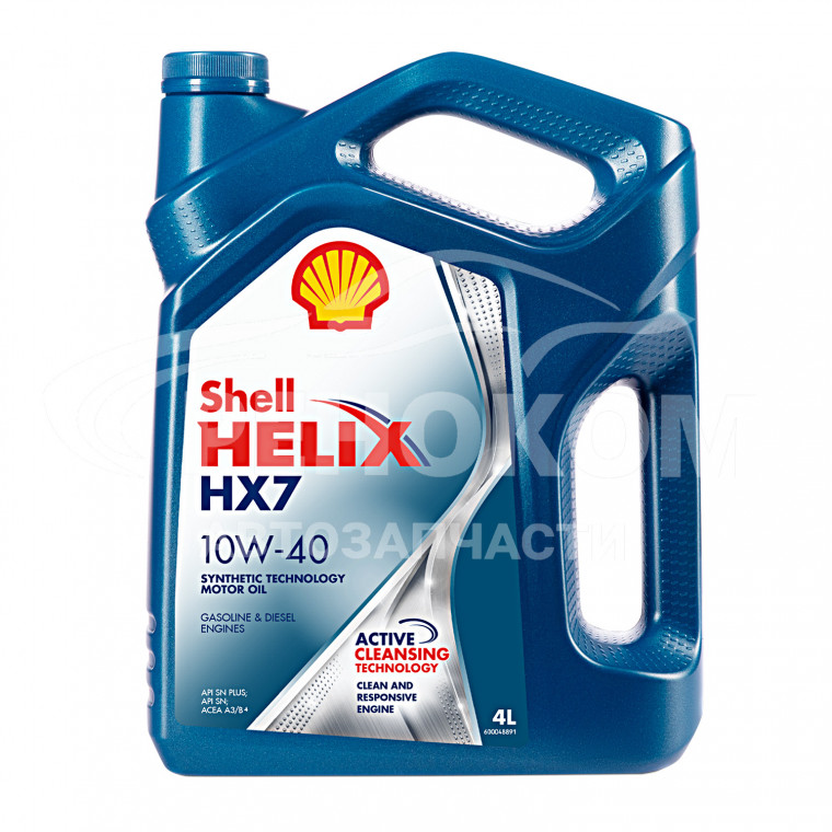 Моторное масло SHELL Helix HX7 10W40 4л