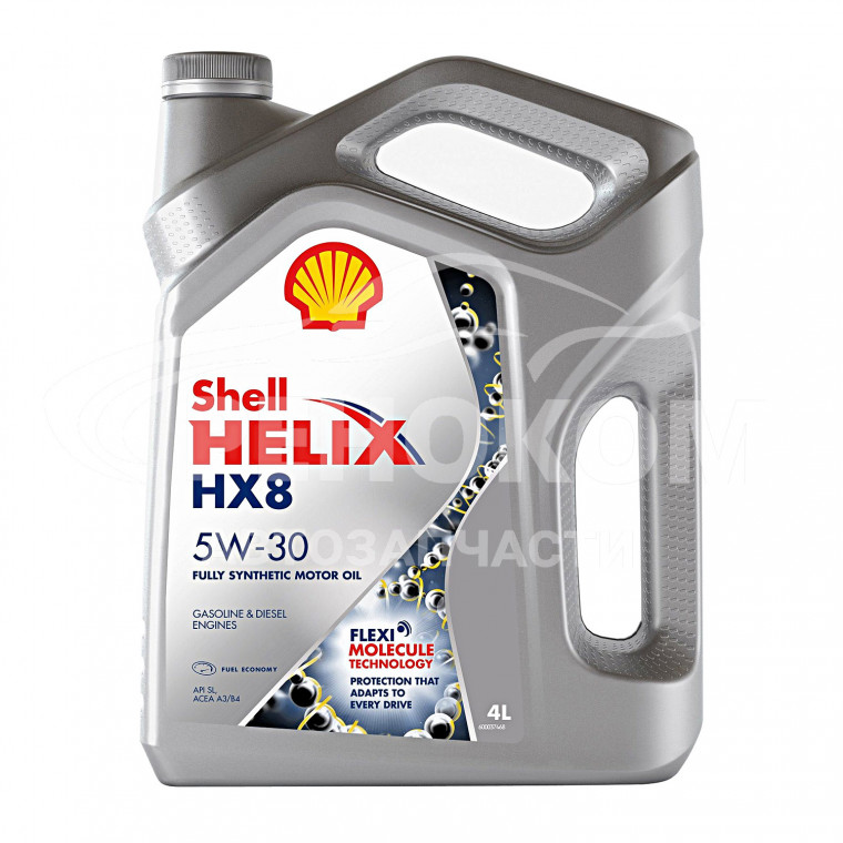 Моторное масло SHELL Helix HX8 Synthetic 5W30 4л