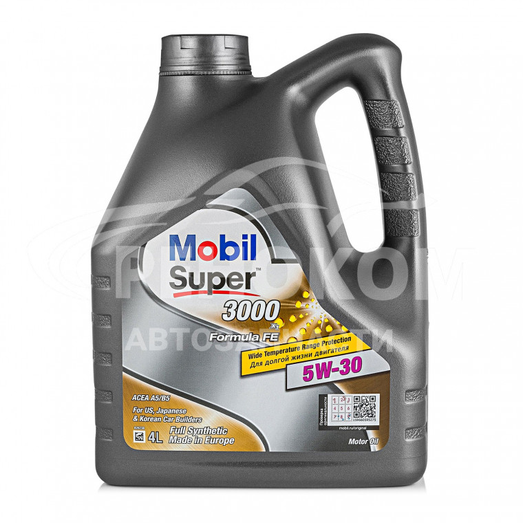 Моторное масло MOBIL Super 3000 X1 Formula FE 5W30 4л