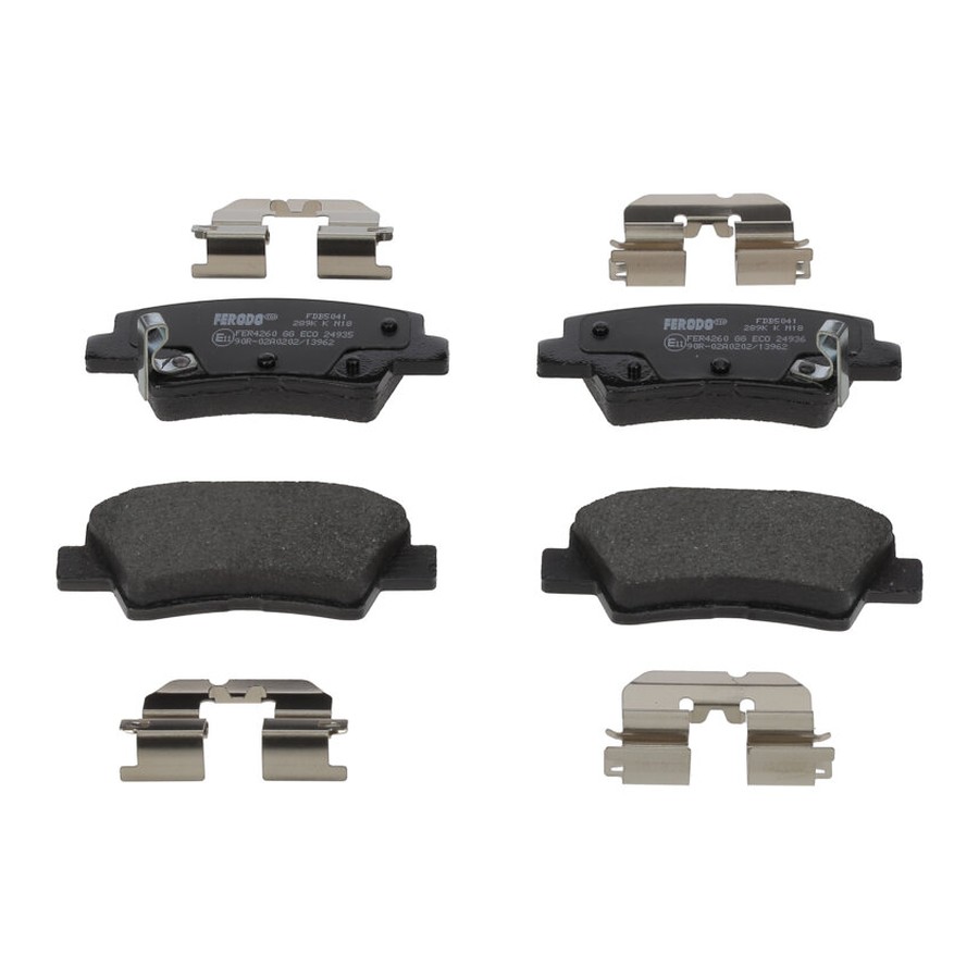 Колодки тормозные передние HYUNDAI Солярис 2010->