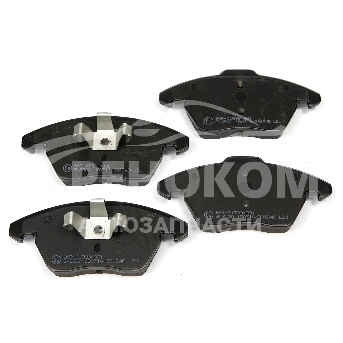 Колодки тормозные передние 307/308/3008