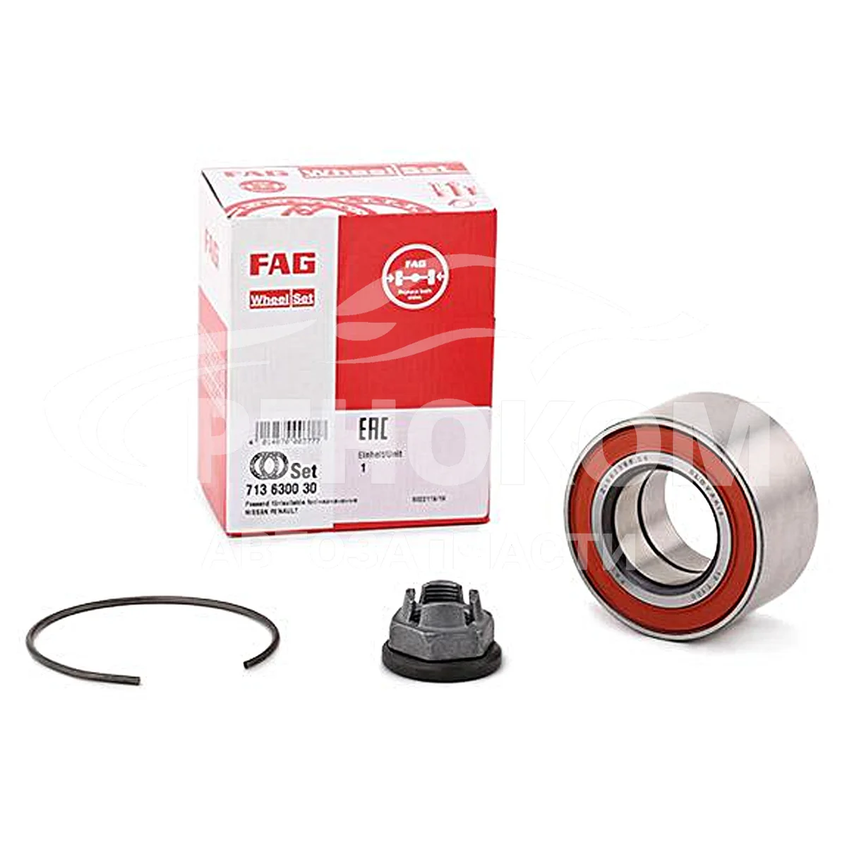 Подшипник ступицы передний Логан/Сандеро/Клио/Кангу (без АБС)